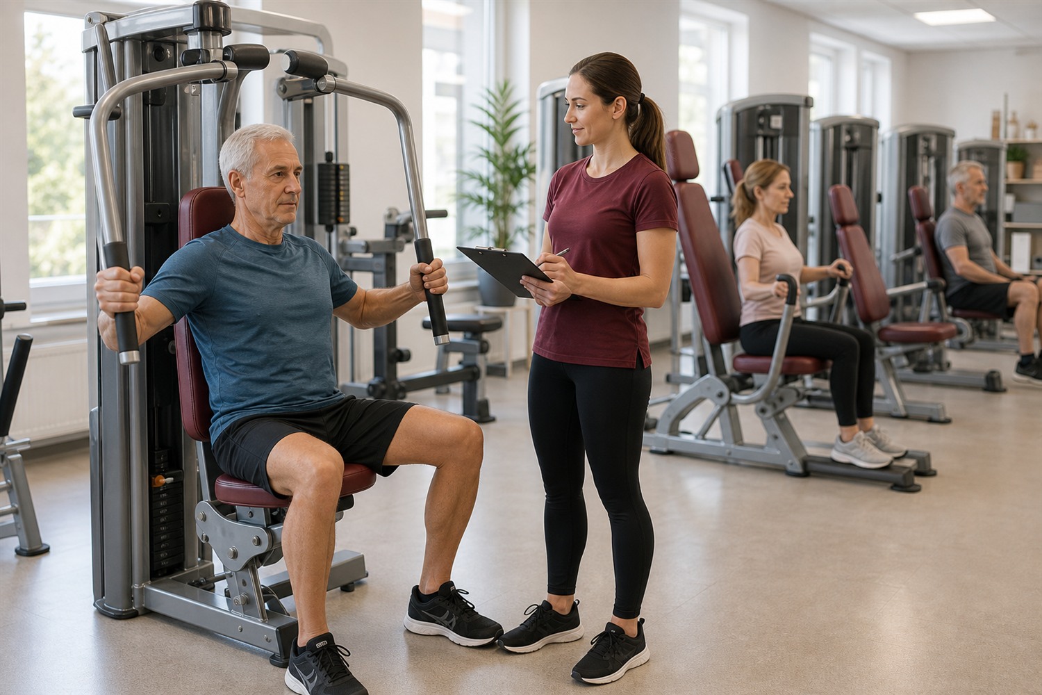 Medizinische Fitness: Training mit Plan