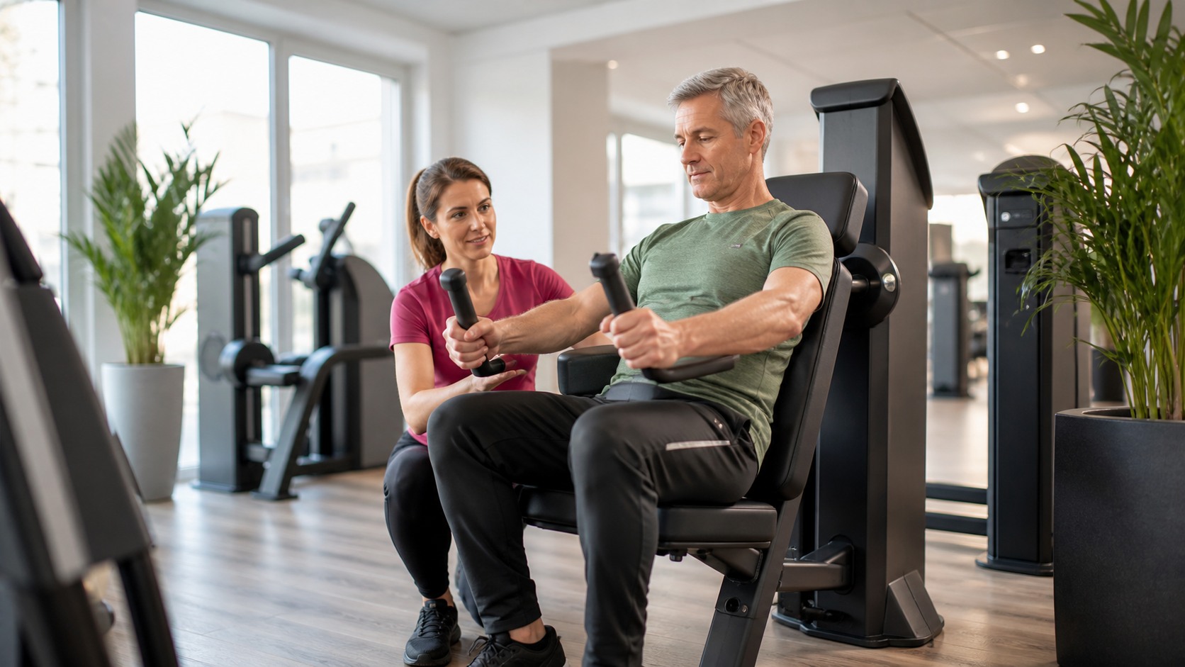 Gesundheitsorientiertes Krafttraining mit therapeutischer Begleitung